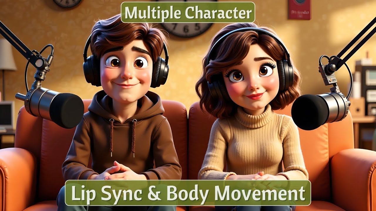 Animate Multiple Characters Easily in One Scene With Lip Sync & Body Movement