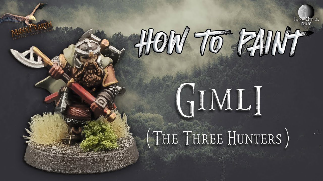 How to Paint The Three Hunters Gimli | Lord of the Rings MESBG Painting Tutorial