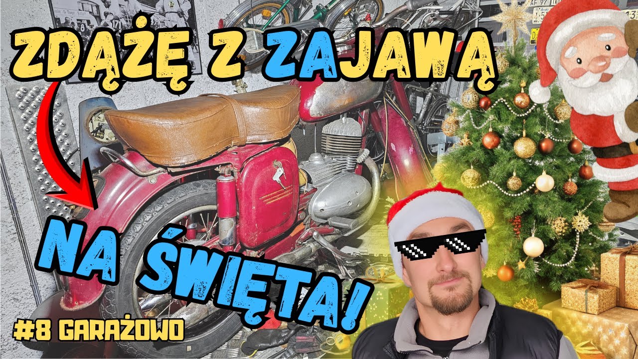 Składam napęd - Jawa zakopci pod choinką XD
