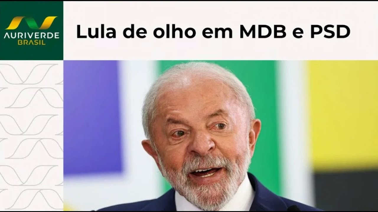 Lula corteja MDB e auxiliares cogitam até PSD na vice