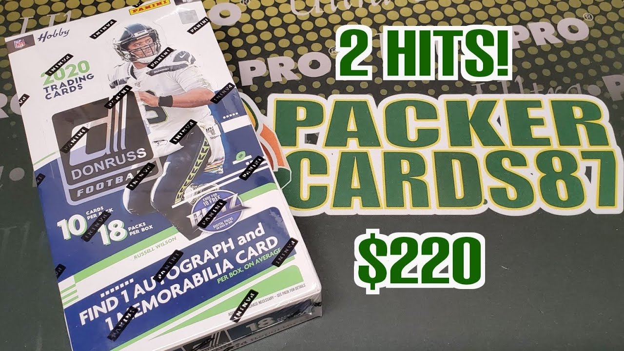 2020 Donruss Football Hobby Box Opening. 2 Hits!