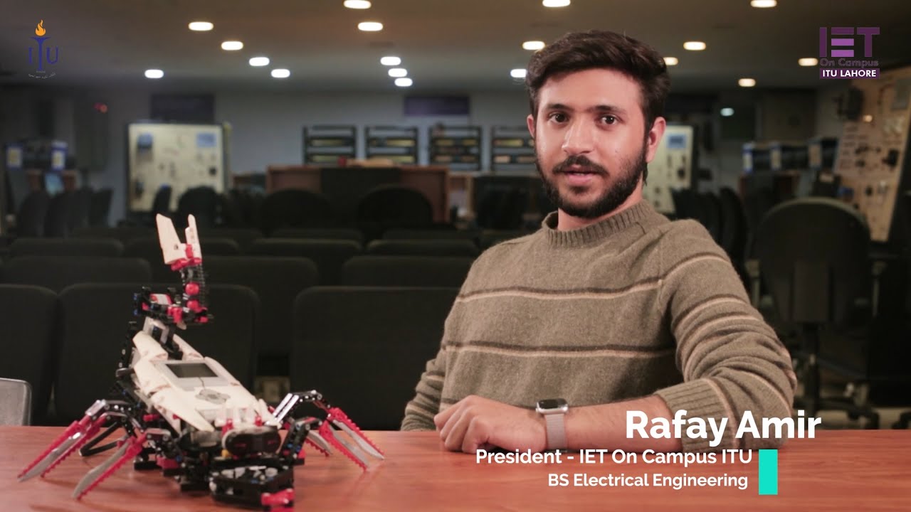 President IET on Campus ITU Shares His Experience