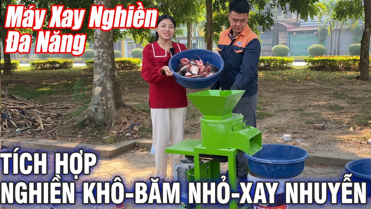 Máy Xay Nghiền Đa Năng Với 3 Tính Năng : Nghiền Khô-Băm Nhỏ-Xay Nhuyễn Đến Từ Bình Quân Group