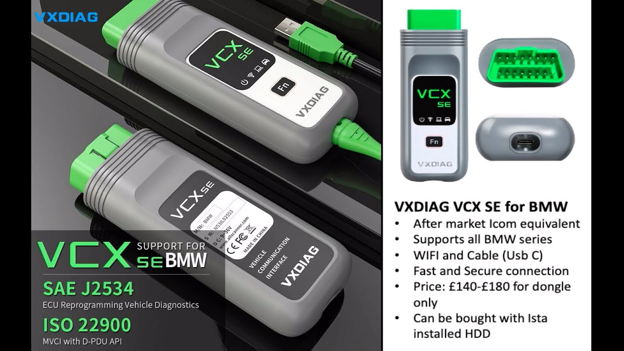 VCX SE для диагностики/программирования BMW