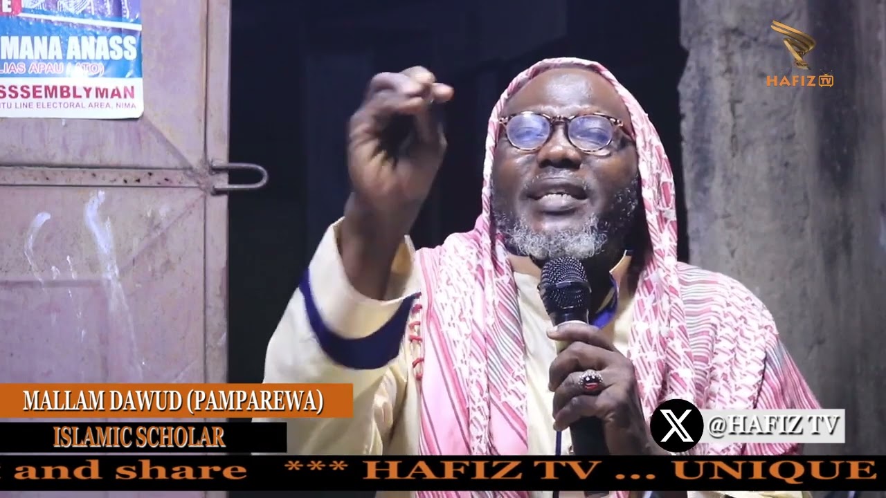 Wa'azi Mallam Pamparewa  daga Nima | wa'azi mai ratsa zuciya|| Mallam Dawud - Nima #mallampamparewa