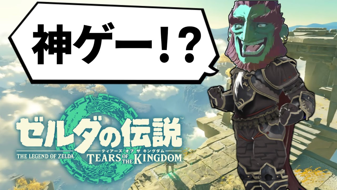 クソゲーハンターが世界一の神ゲーをプレイしたら頭がおかしくなった【ゼルダの伝説 ティアーズ オブ ザ キングダム】