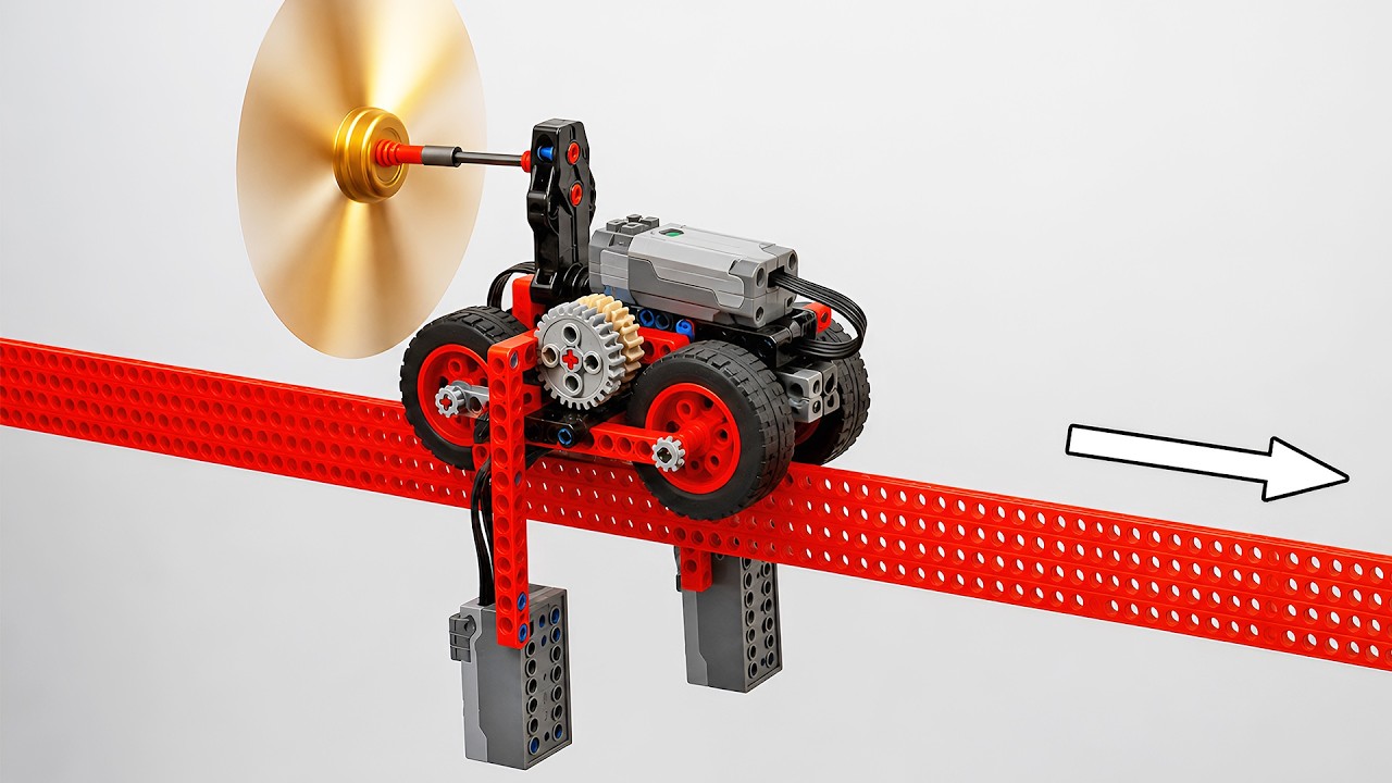 Can LEGO Technic Cars Go Across The Narrowest Bridge | JK Lego Technic