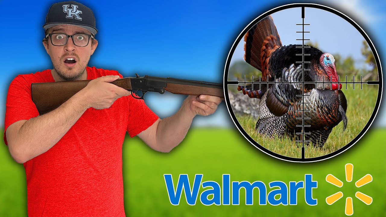 Turkey Hunting with Walmart's Cheapest Shotgun!