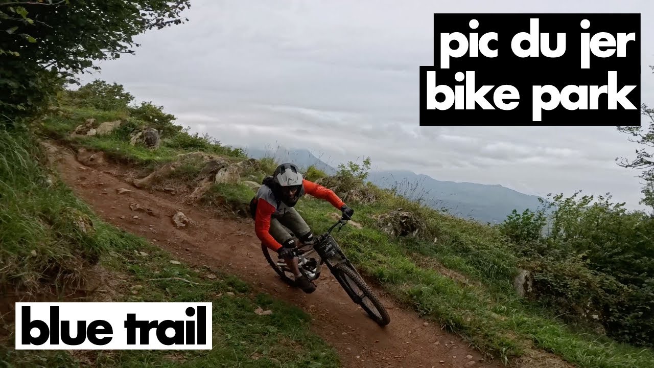 [4K] Bikepark Pic du Jer (Lourdes) - DH Blue | August 2024