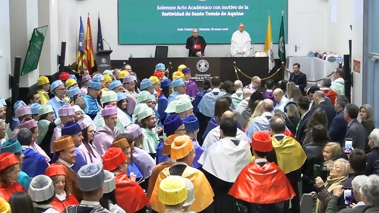 Solemne acto de Santo Tomás de Aquino en la Universidad Católica de Valencia