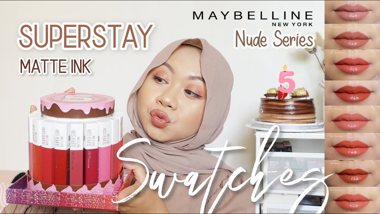 MAYBELLINE SUPERSTAY MATTE INK NUDE SERIES - 8 COLORS
