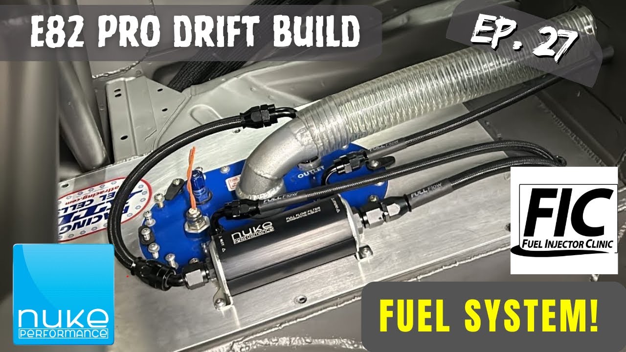 How to plumb a  racecar fuel system. E82 competition drift car
