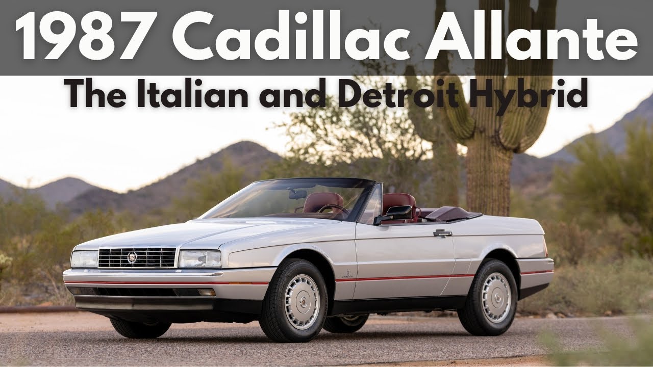 1987 Cadillac Allante The Italian and Detroit Hybrid