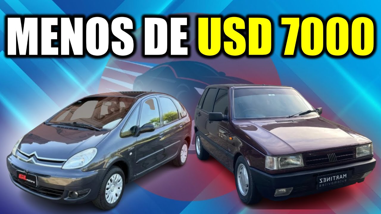 🔥 Autos por menos de USD 7000 💸 Mercado Libre Uruguay