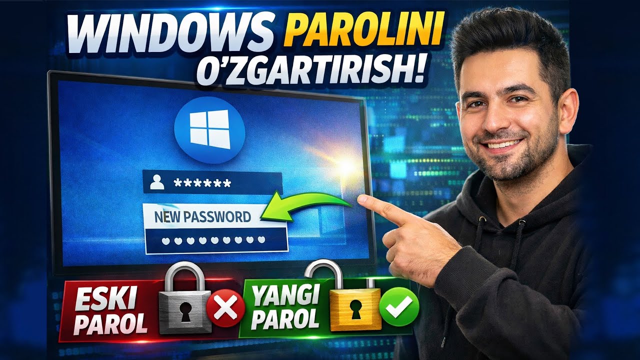 Windows parolini buzish