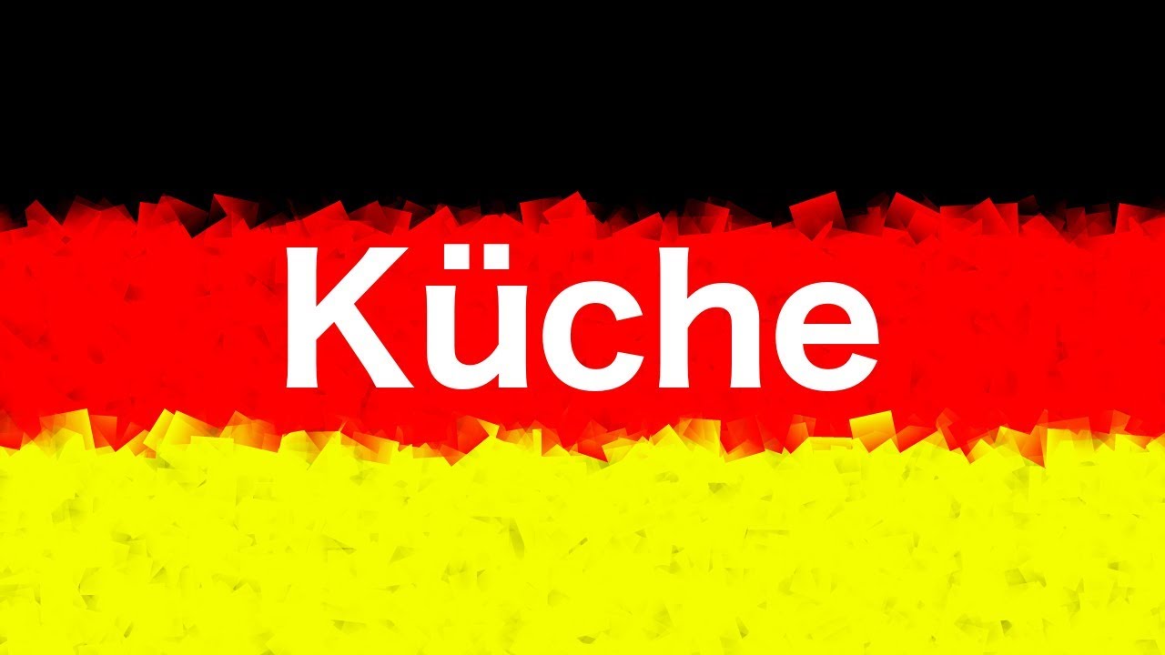 Vocabulario alemán: la cocina - die Küche - (50 palabras)