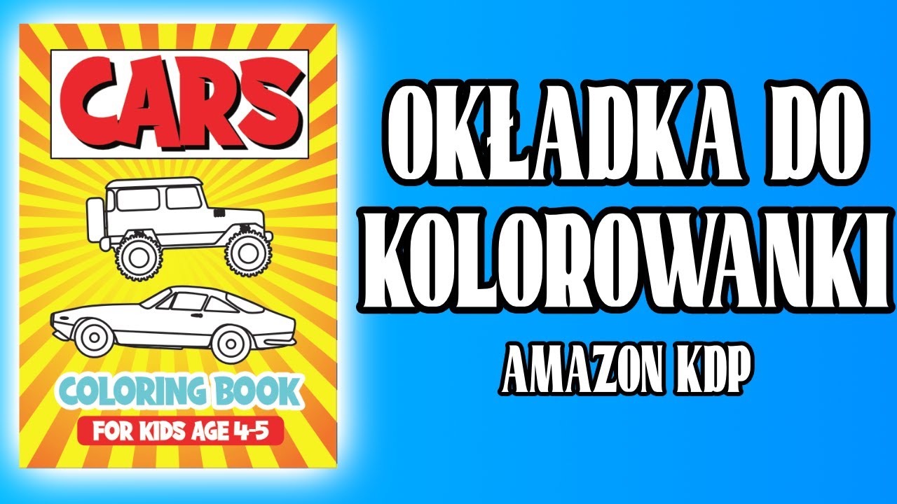 Jak zrobić prostą okładkę do kolorowanki na Amazon KDP. Affinity Designer.