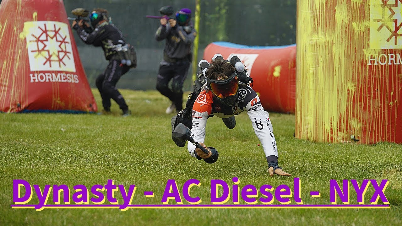 Professional Paintball Practice with San Diego Dynasty - AC Diesel - New York Extreme