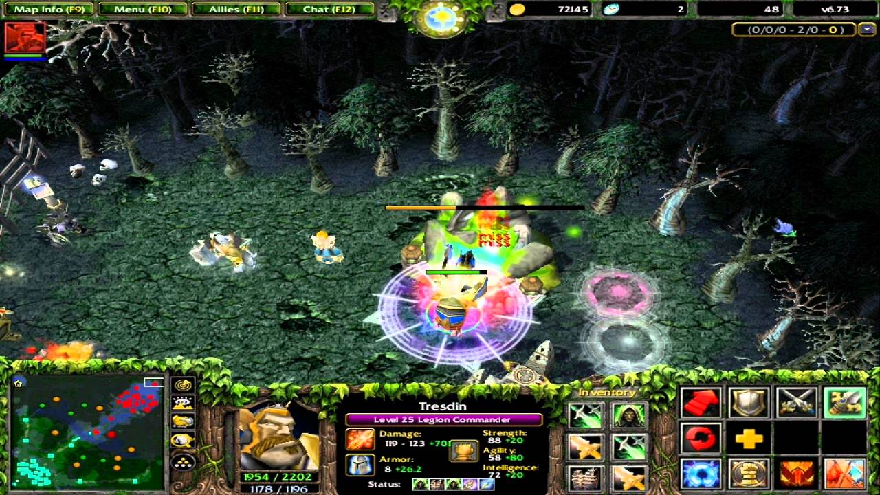 DotA Tresdin Legion commander how to destroy the well