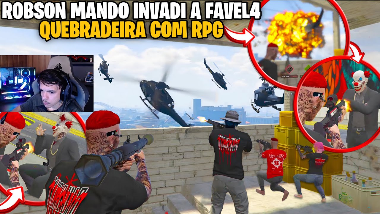 BK M4TOU A TROPA DO ROBSON E DEU RUIM | INVADIRAM A FAVEL4 | PRIMEIRA INVASÃO NA FAVEL4 NOVA!