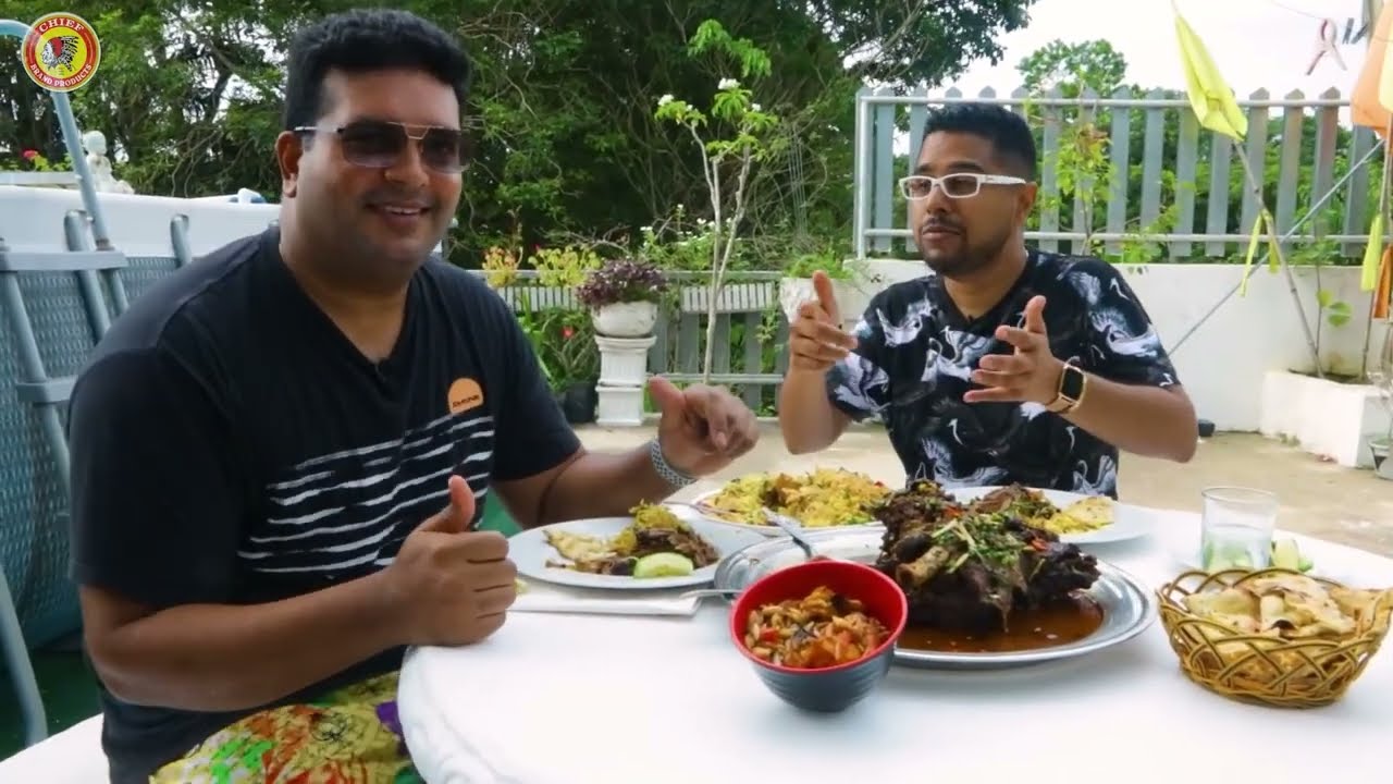 We Outside with Chef Jason x Amit Raval - Amtar's Catering - Lamb Nihari, Naan , Tandoori Shrimp