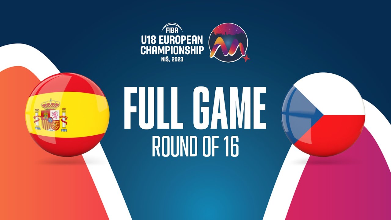 Spain v Czech Republic | Full Basketball Game | FIBA U18 European Championship 2023
