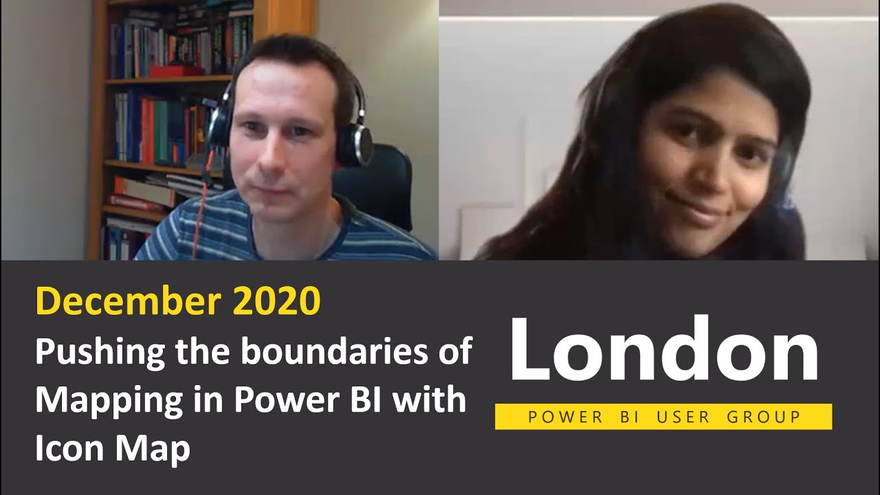 London Power BI User Group December 2020 - James Dales - Icon Map visual for Power BI