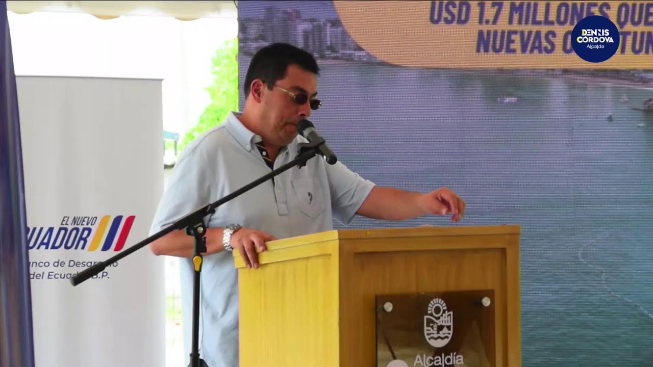 🔴 EN VIVO | Firma de Convenio para la Construcción de Calles, Aceras y Bordillos en José Luis Tamayo