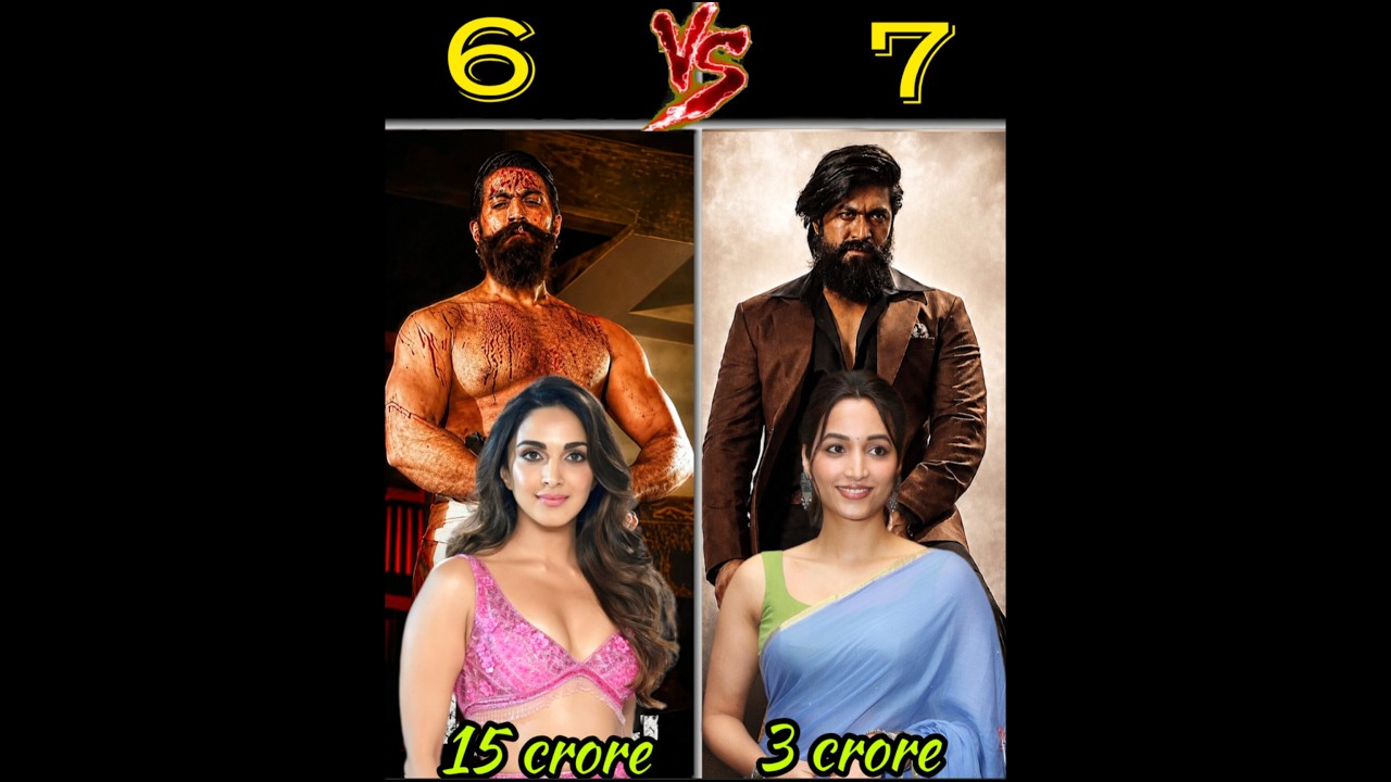 Toxic vs KGF chapter 2 movie full comparison video 🔥