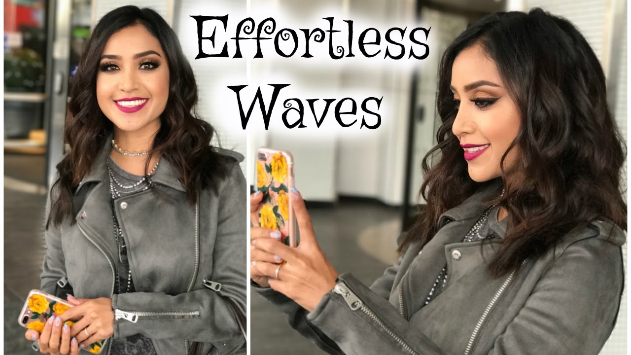 How I Style My Mid-Length Hair|| Effortless Waves