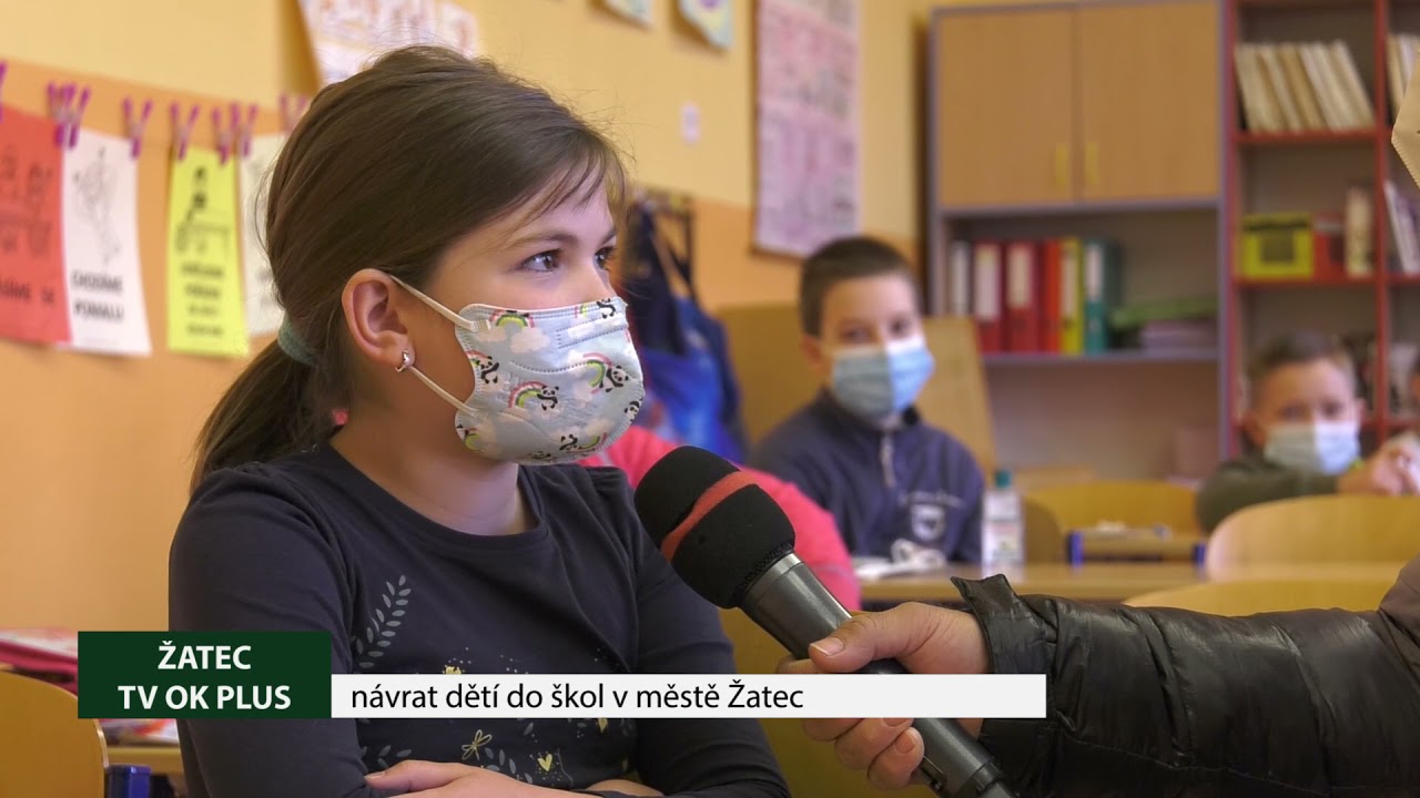 Testování dětí po návratu do škol v městě Žatec