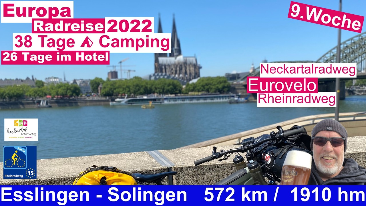 Die Reise in den Süden Woche 9 /  Rheinradweg / EuroVelo 15