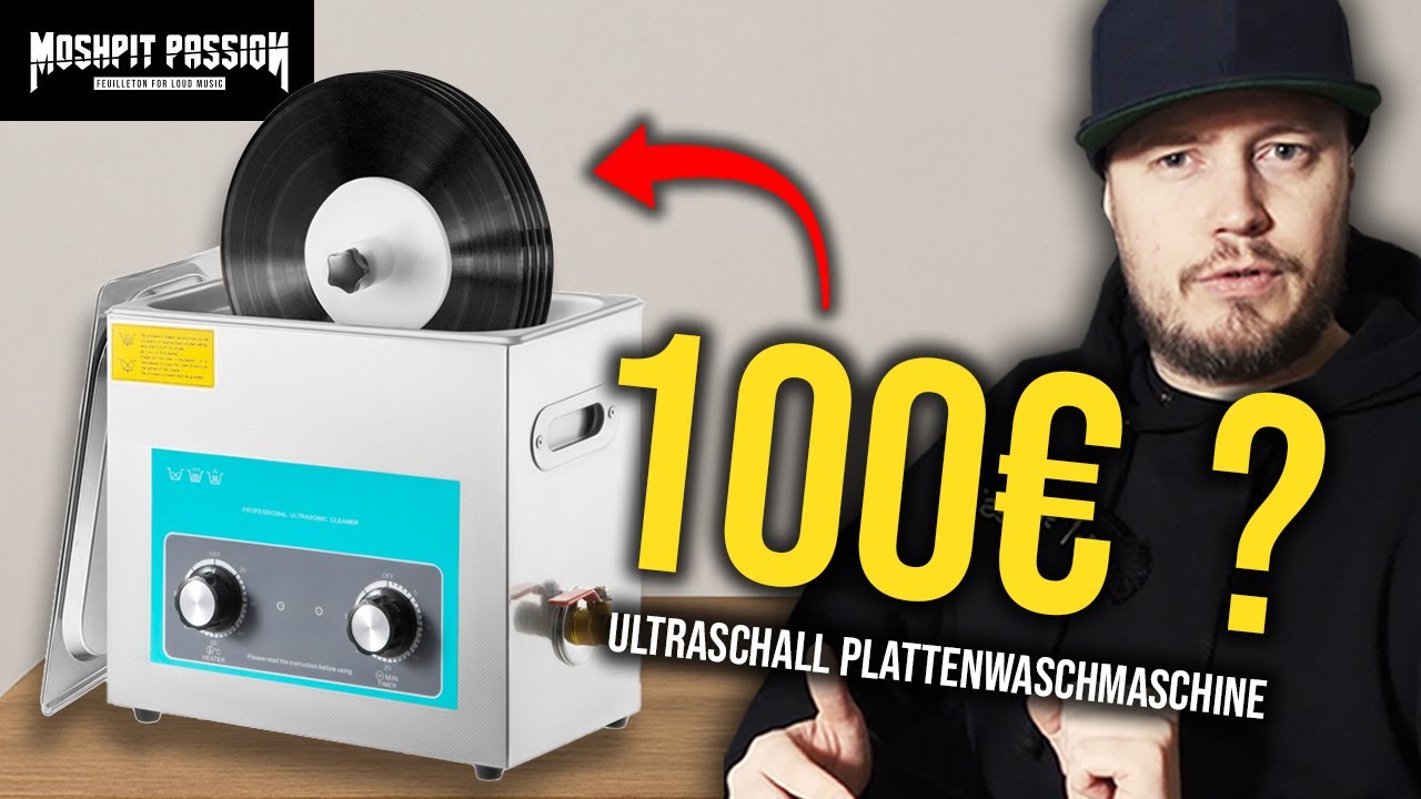 100€?! Günstige VEVOR Ultraschall Schallplatten Waschmaschine + Tipps | Vinyl reinigen