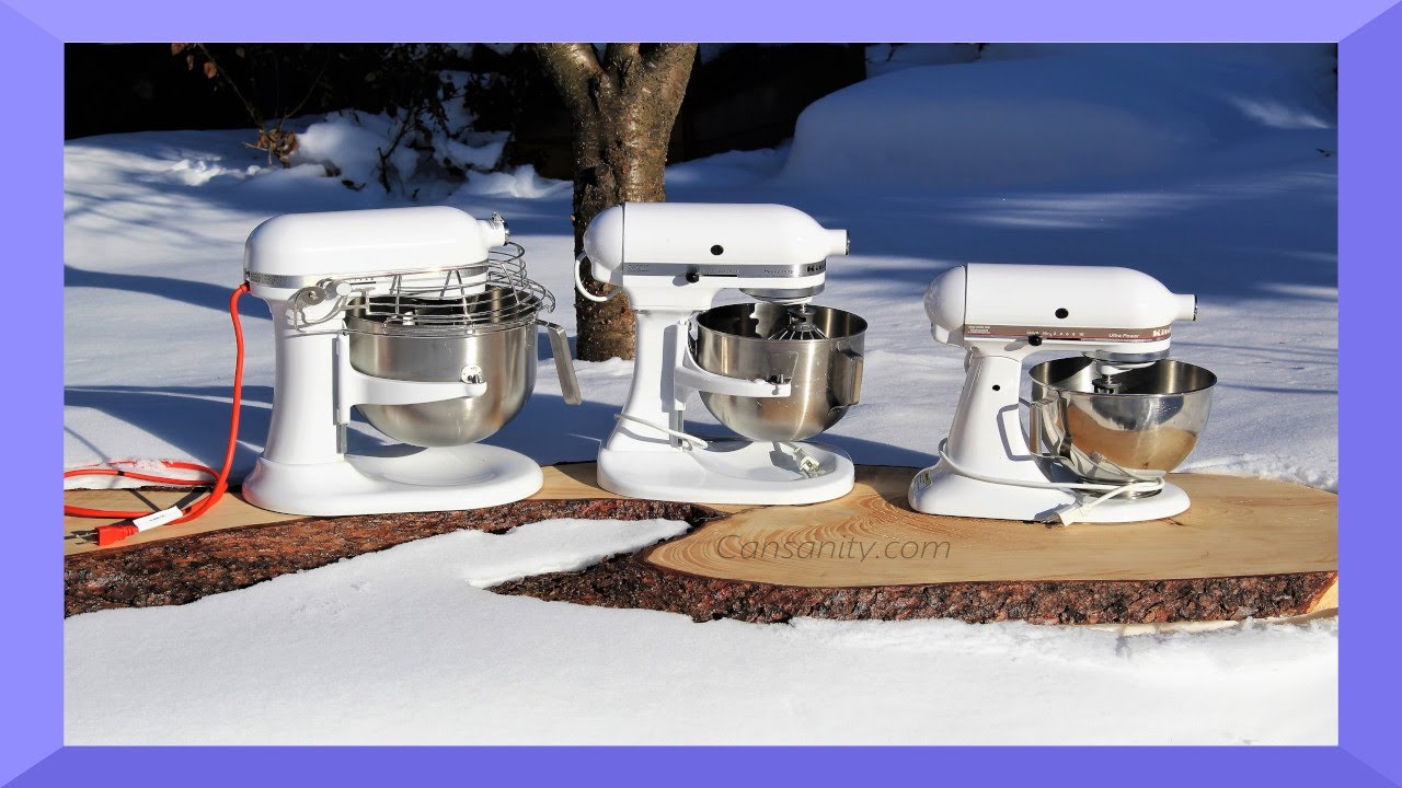 KitchenAid stand mixer comparison. The differences between the tilt and the lift models