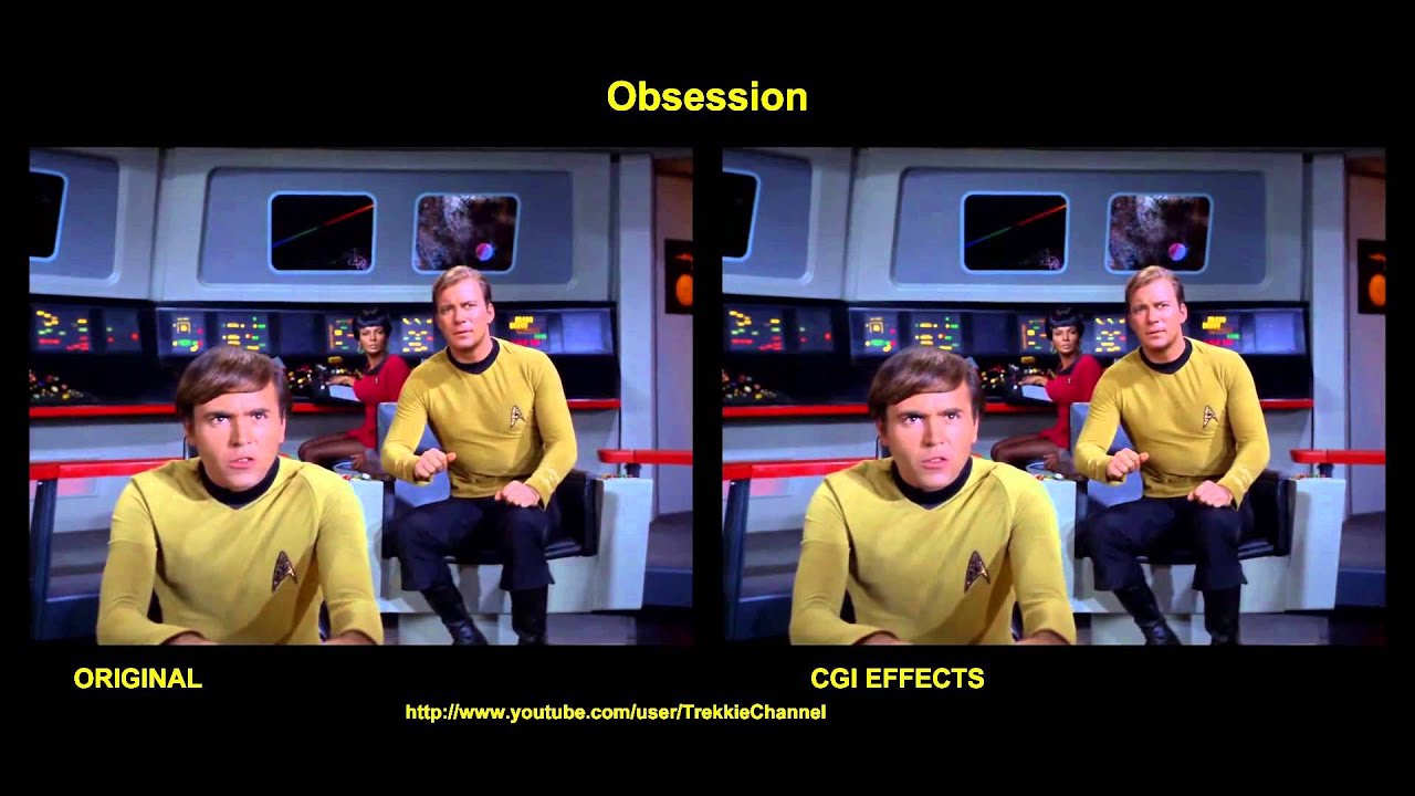 Star Trek - Obsession - special effects comparison