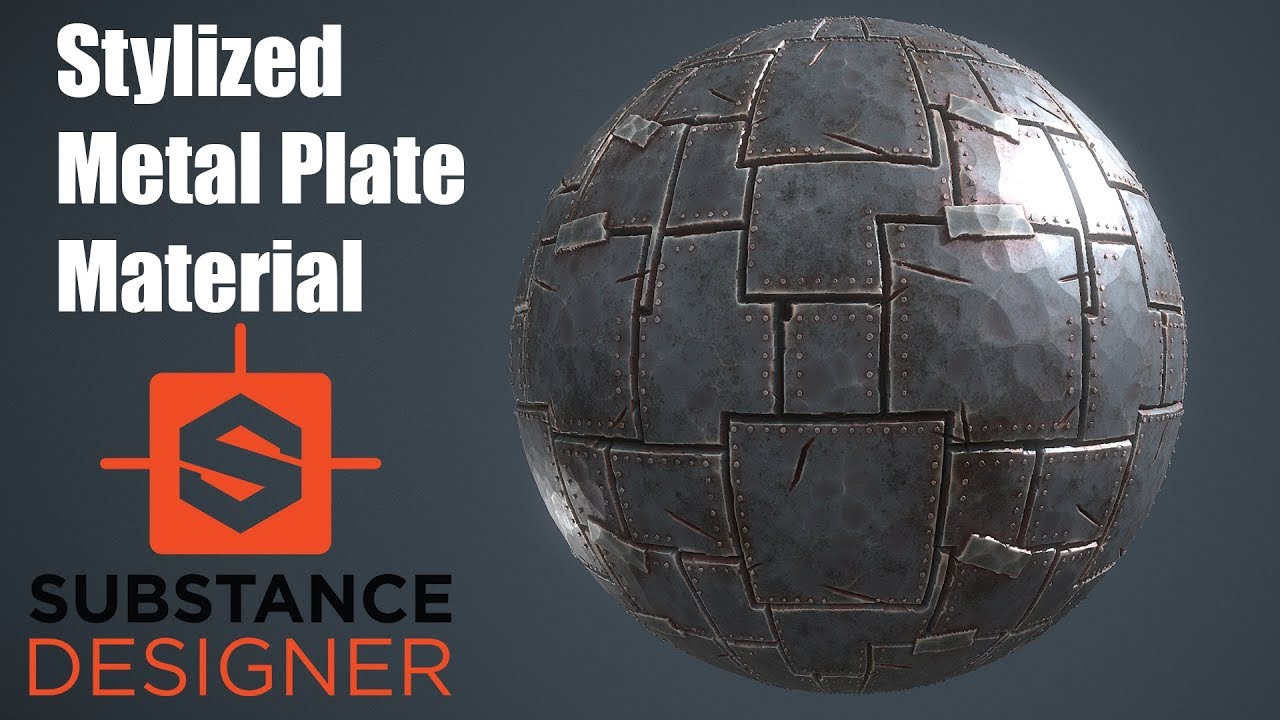 Substance Designer - Metal Plate Material