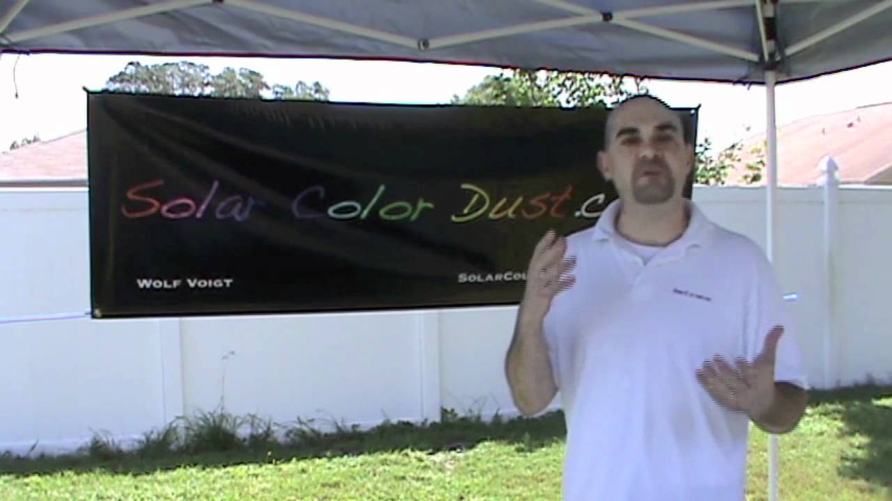 SolarColorDust.com - How you can use our Color Changing Paint Pigments