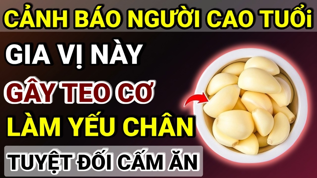 Người Cao Tuổi: 4 Loại Gia Vị Giúp Chân Khỏe, Cơ Mạnh – Nhưng 4 Loại Khác Lại Âm Thầm Gây Yếu Chân!