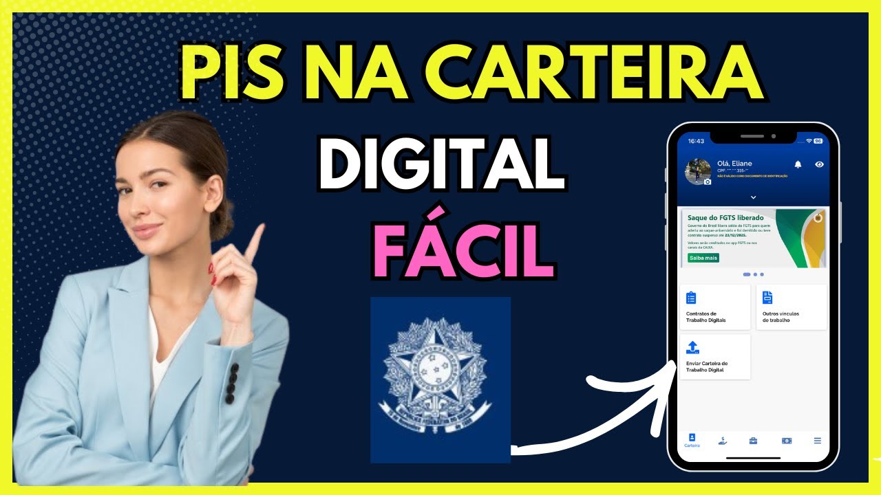Como ver o número do PIS na Carteira de Trabalho Digital (ATUALIZADO)