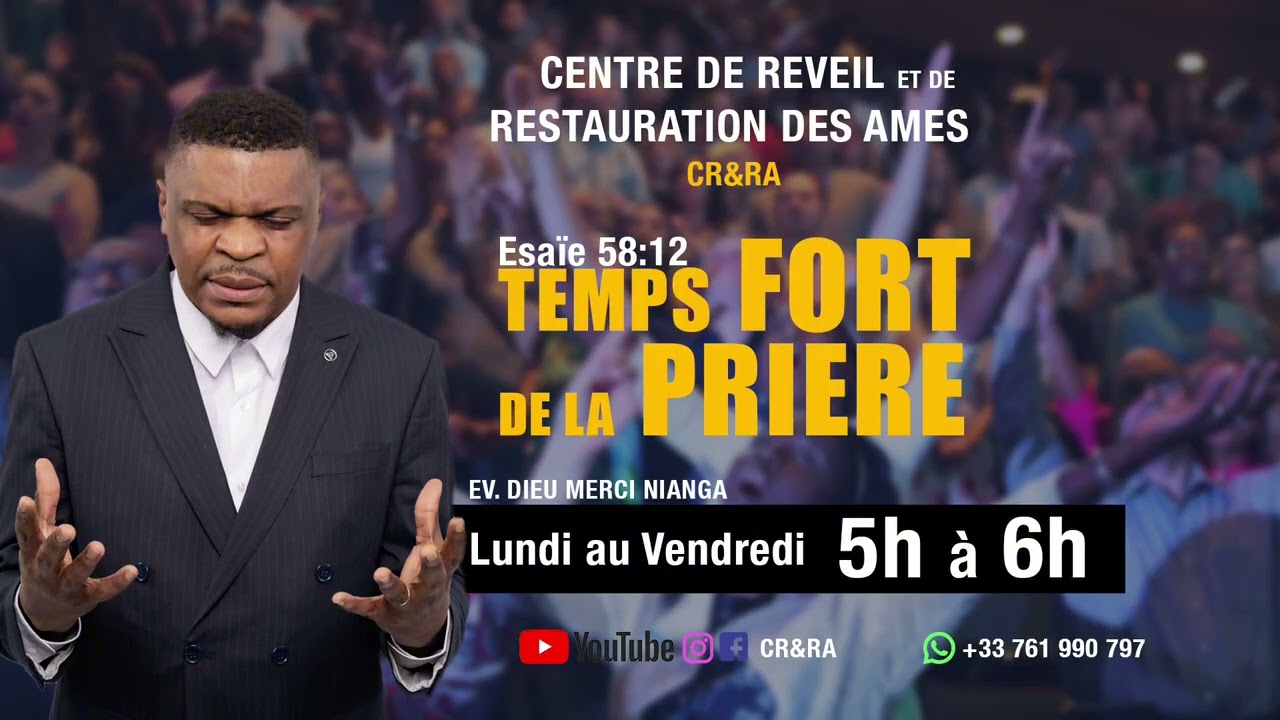 TEMPS FORTS DE LA PRIÈRE : TU ES NAÎT POUR DES BONNES ŒUVRES Ev Dieu-merci NIANGA 