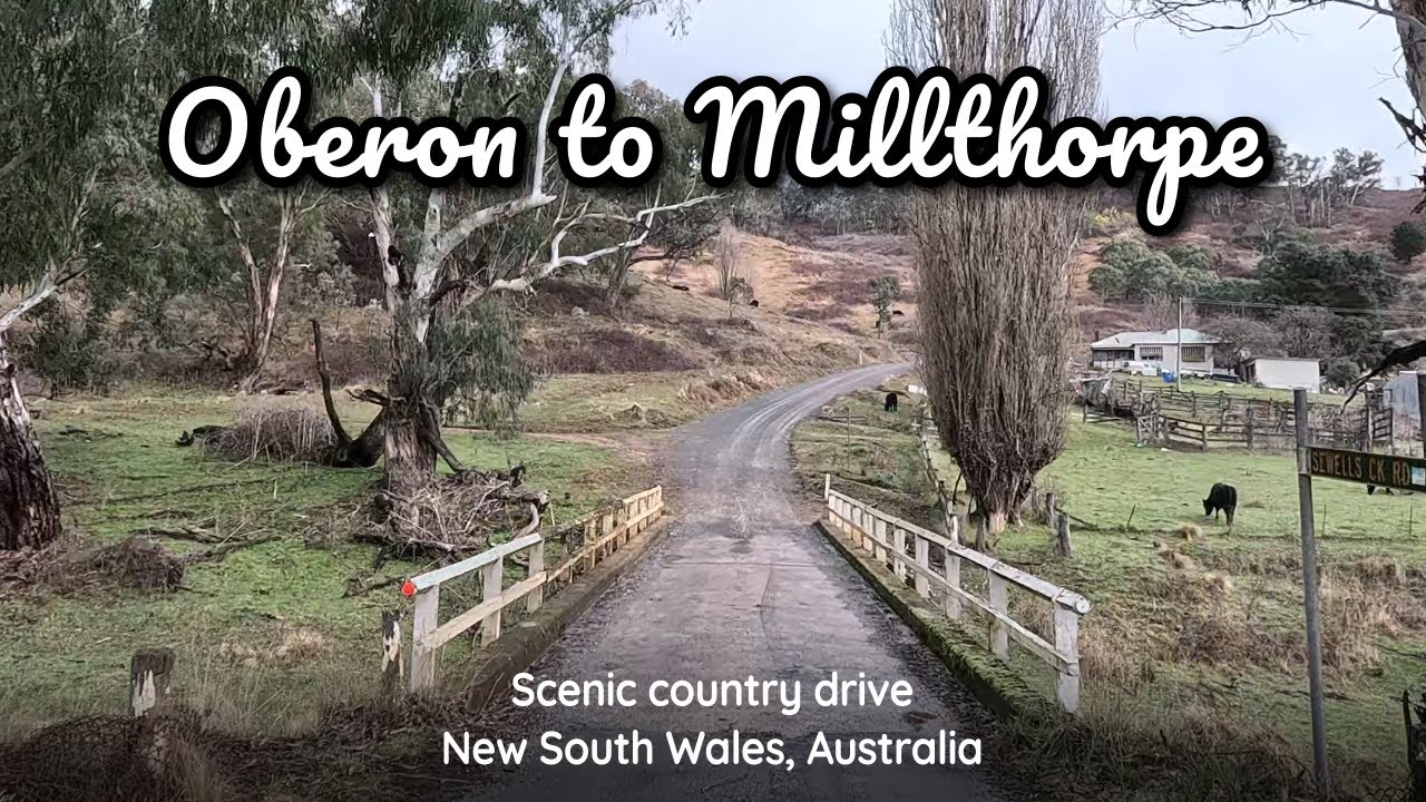 Oberon to Millthorpe, Scenic Australian Country Drive, New South Wales, Australia