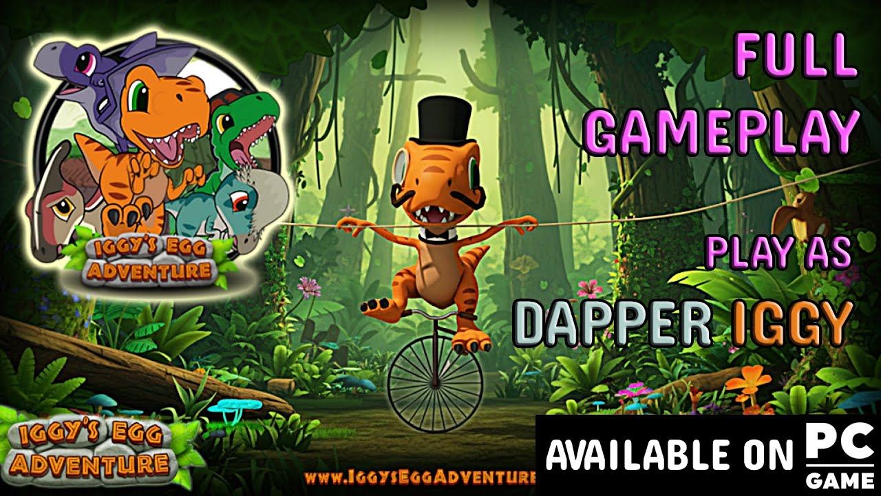IGGY'S EGG ADVENTURE - FULL GAMEPLAY - PLAY AS DAPPER IGGY - KUKUWADEWI TV