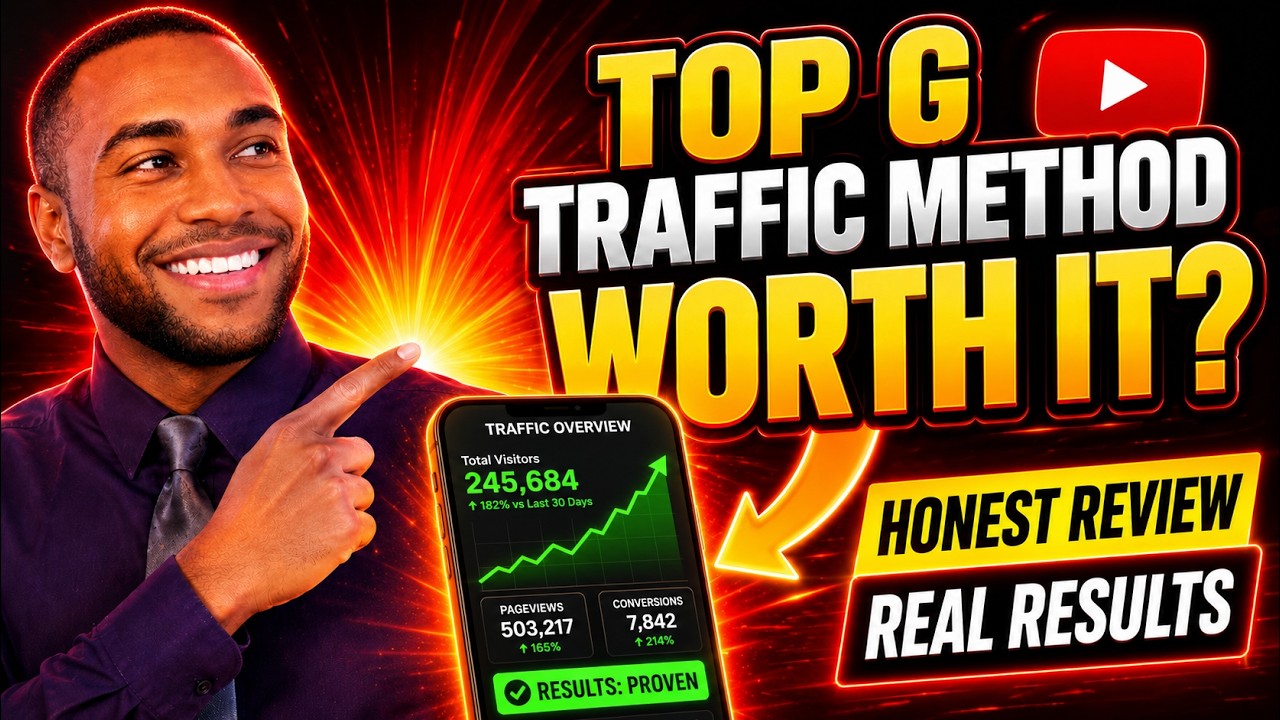 👉CLICK HERE to See if it's Worth It - Top G Traffic Method Review