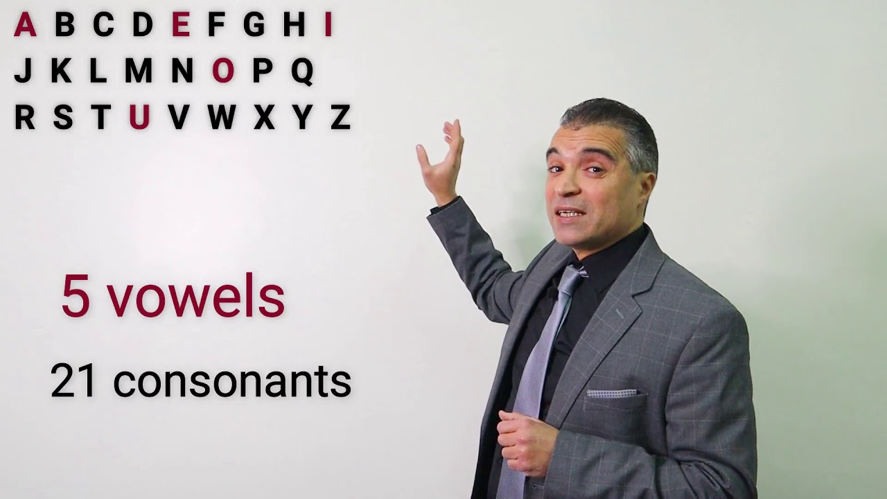 تعلم اللغة الانجليزية من الصفر للمبتدئين و بالدارجة المغربية : الدرس رقم 1- حروف اللغة الإنجليزية