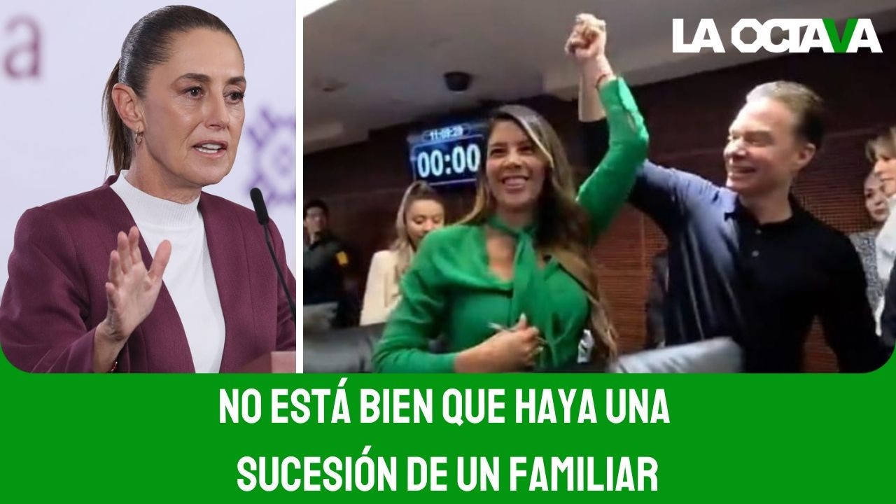 NO ESTOY de ACUERDO que ESPOSA SUCEDA al 'POLLO' GALLARDO en GUBERNATURA de SLP: SHEINBAUM
