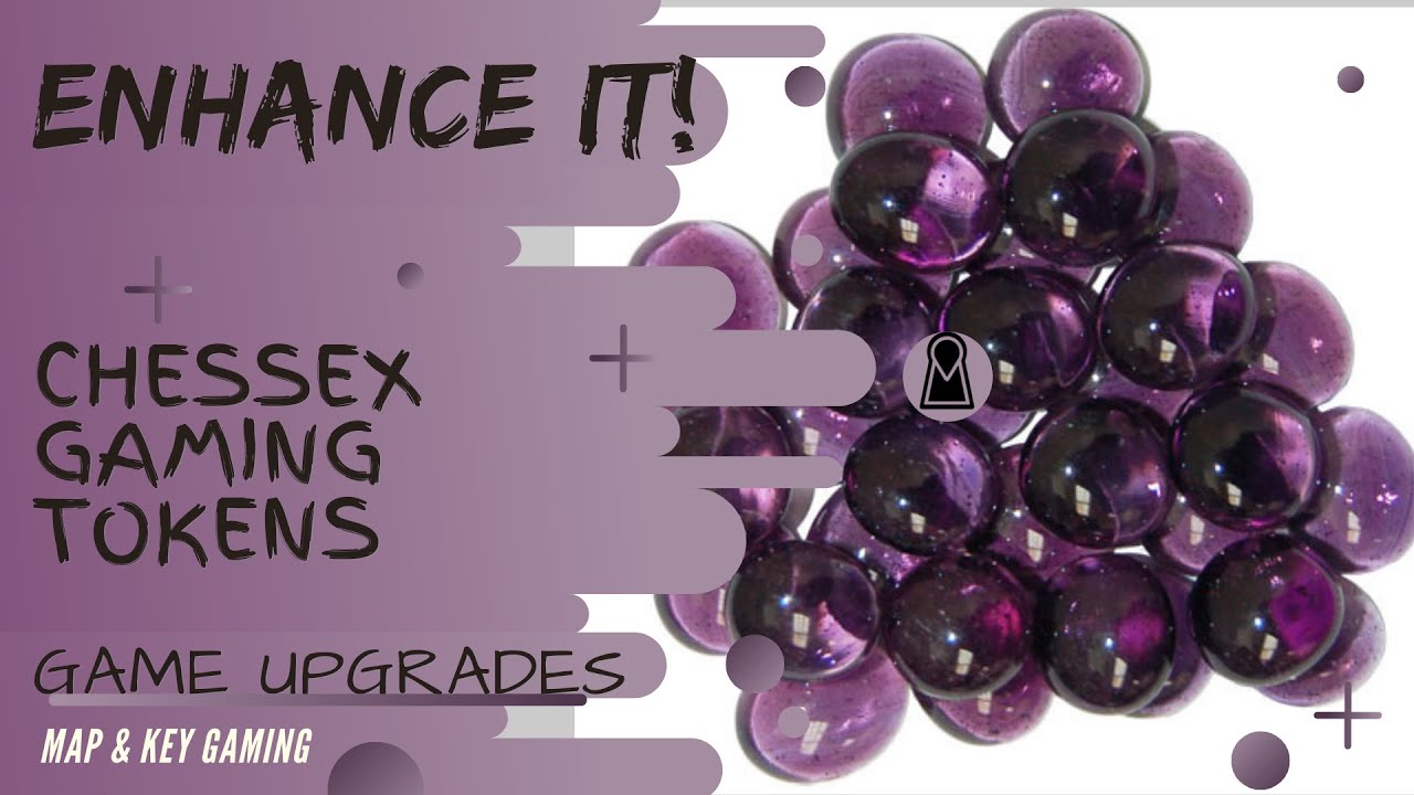 Enhance It! Chessex Glass Game Stones! Tabletop Game Upgrade