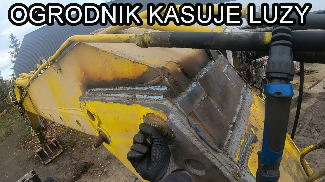 Spawam ramie w koparce WARYŃSKI K-418 long S5E58