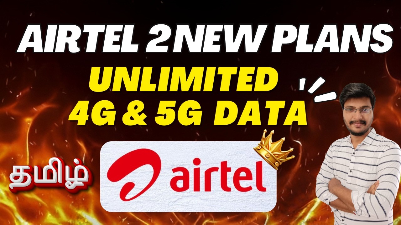 Airtel Unlimited 4G & 5G Data Tamil 😱 | Airtel New Recharge Plans 2026 Tamil 😍