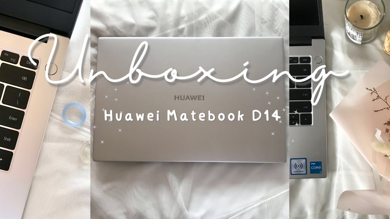 Unboxing Laptop | Huawei Matebook D14 | freebies & accessories ✿