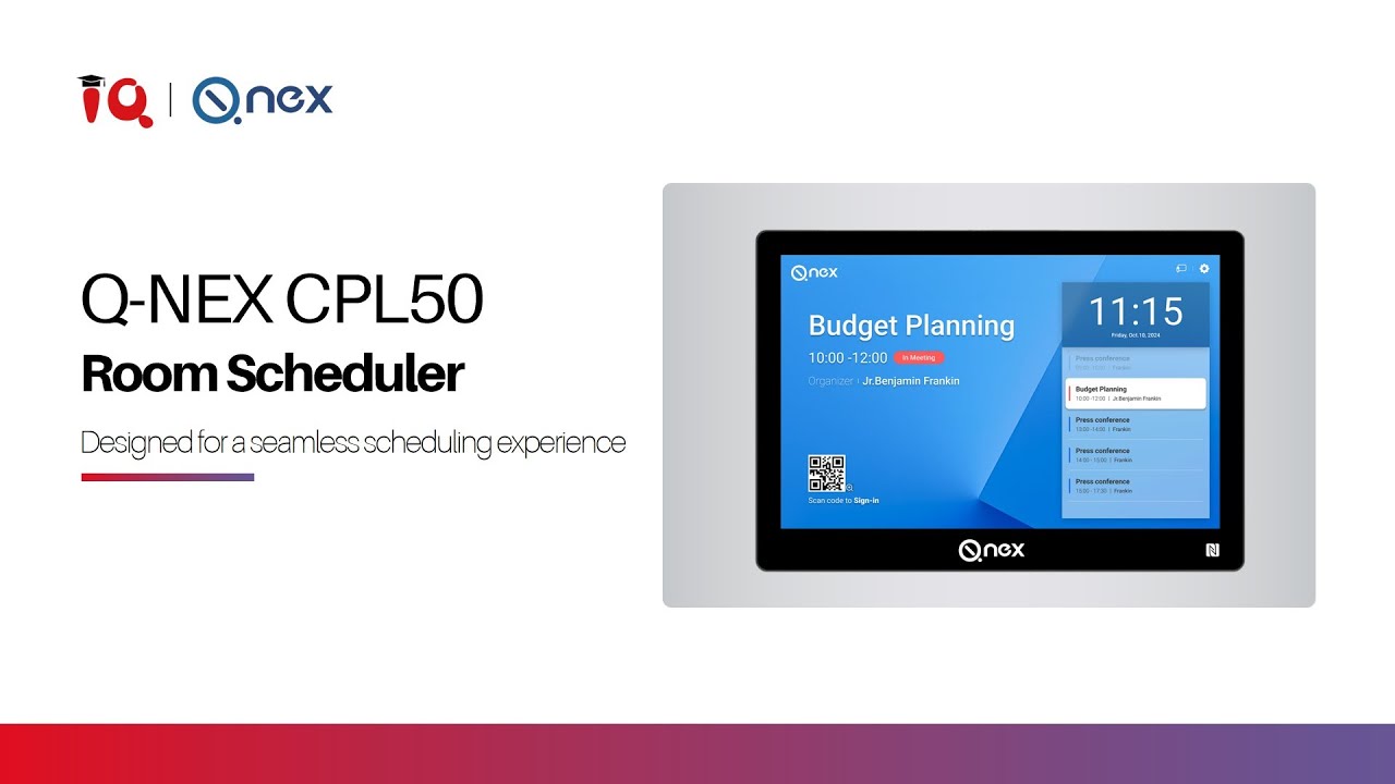📅 Q-NEX Room Scheduler | Smart Room Scheduler for Modern Workspaces & Campuses 🏫🏢